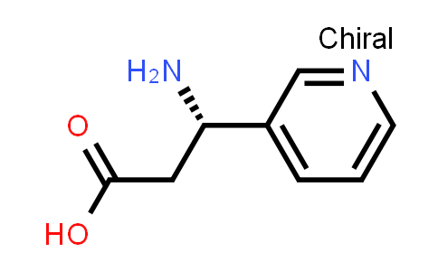CAS No. 129043-04-5, (S)-3-Amino-3-(pyridin-3-yl)propanoic acid