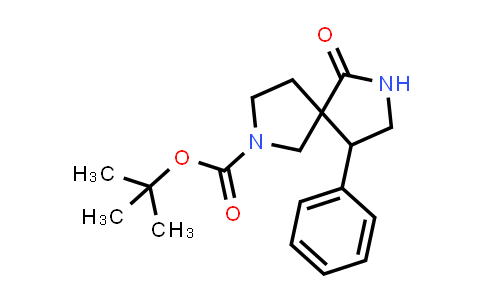 CAS No. 1290627-02-9, tert-Butyl 6-oxo-9-phenyl-2,7-diazaspiro[4.4]nonane-2-carboxylate