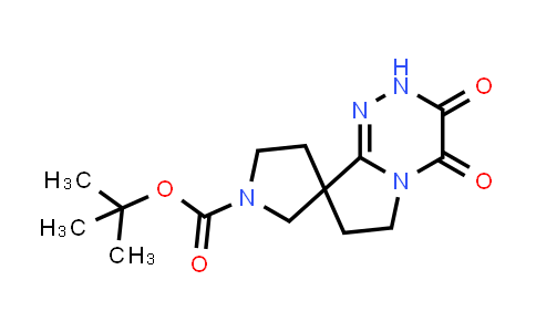 CAS No. 1290627-16-5, tert-Butyl 3',4'-dioxo-3',4',6',7'-tetrahydro-2'H-spiro[pyrrolidine-3,8'-pyrrolo[2,1-c][1,2,4]triazine]-1-carboxylate