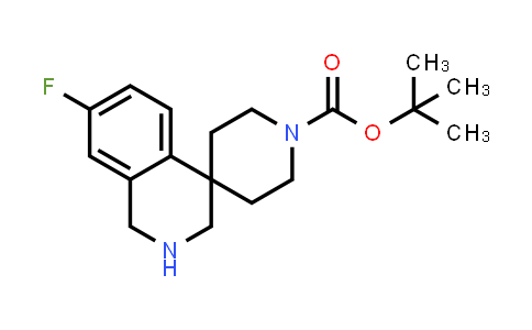 CAS No. 1290627-44-9, tert-Butyl 7-fluoro-2,3-dihydro-1H-spiro[isoquinoline-4,4'-piperidine]-1'-carboxylate