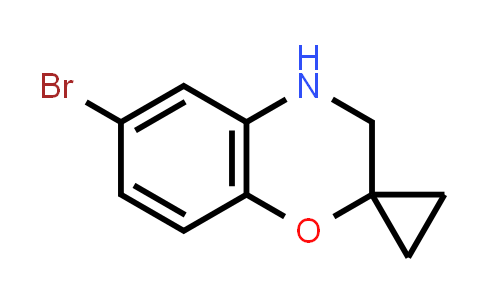 CAS No. 1291094-46-6, 6-Bromo-3,4-dihydrospiro[benzo[b][1,4]oxazine-2,1'-cyclopropane]