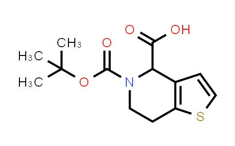 CAS No. 1291217-74-7, 5-[(tert-Butoxy)carbonyl]-4H,5H,6H,7H-thieno[3,2-c]pyridine-4-carboxylic acid