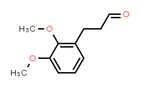 CAS No. 129150-13-6, Benzenepropanal, 2,3-dimethoxy-