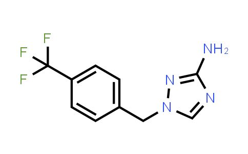CAS No. 1291723-68-6, 1-(4-(Trifluoromethyl)benzyl)-1H-1,2,4-triazol-3-amine
