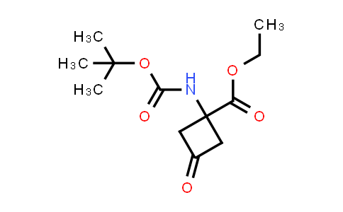 CAS No. 129287-91-8, Ethyl 1-{[(tert-butoxy)carbonyl]amino}-3-oxocyclobutane-1-carboxylate