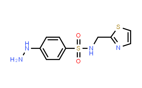 CAS No. 1293157-18-2, 4-Hydrazinyl-N-(thiazol-2-ylmethyl)benzenesulfonamide