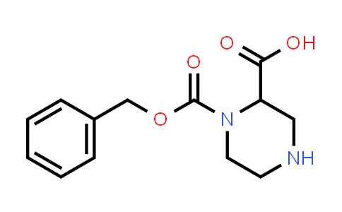 CAS No. 129365-24-8, 1-(benzyloxycarbonyl)piperazine-2-carboxylic acid