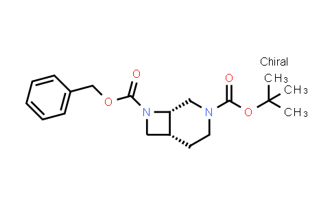 CAS No. 1293940-93-8, 8-Benzyl 3-(tert-butyl) (1S,6R)-3,8-diazabicyclo[4.2.0]octane-3,8-dicarboxylate