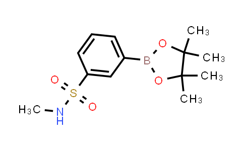 CAS No. 1293987-69-5, N-Methyl-3-(4,4,5,5-tetramethyl-1,3,2-dioxaborolan-2-yl)benzenesulfonamide