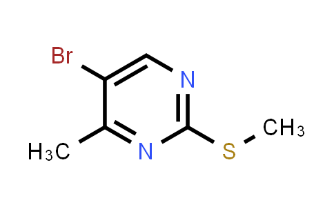 CAS No. 1294446-69-7, 5-Bromo-4-methyl-2-(methylthio)pyrimidine