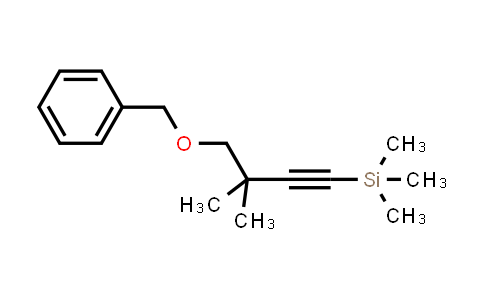 CAS No. 1294504-65-6, (4-(Benzyloxy)-3,3-dimethylbut-1-yn-1-yl)trimethylsilane