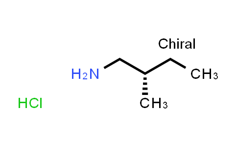 CAS No. 129539-82-8, (S)-2-Methylbutan-1-amine hydrochloride