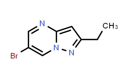 CAS No. 1296224-29-7, 6-Bromo-2-ethylpyrazolo[1,5-a]pyrimidine