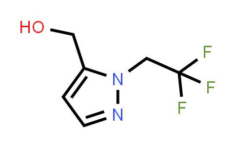 CAS No. 1296225-26-7, [1-(2,2,2-trifluoroethyl)-1H-pyrazol-5-yl]methanol