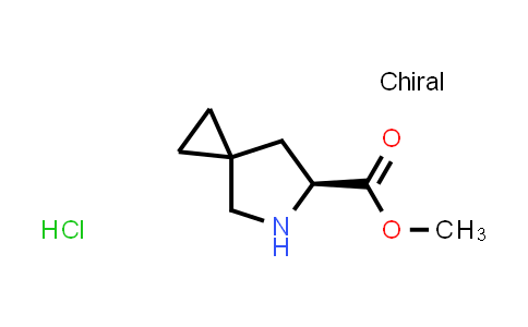 CAS No. 1296797-07-3, (S)-Methyl 5-azaspiro[2.4]heptane-6-carboxylate hydrochloride