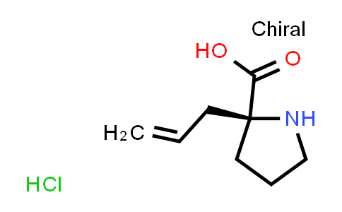 CAS No. 129704-91-2, (S)-2-allylpyrrolidine-2-carboxylic acid hydrochloride
