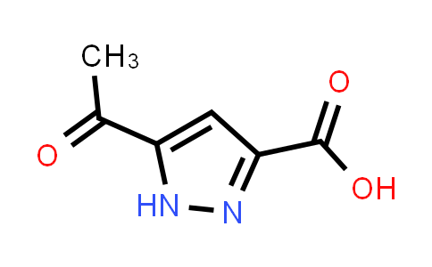 CAS No. 1297537-45-1, 5-Acetyl-1H-pyrazole-3-carboxylic acid