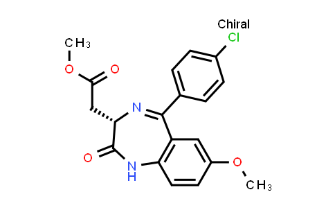 CAS No. 1300019-46-8, (S)-Methyl 2-(5-(4-chlorophenyl)-7-methoxy-2-oxo-2,3-dihydro-1H-benzo[e][1,4]diazepin-3-yl)acetate