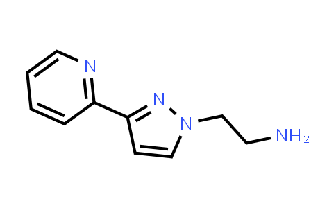 CAS No. 1300038-57-6, 2-(3-(Pyridin-2-yl)-1H-pyrazol-1-yl)ethan-1-amine