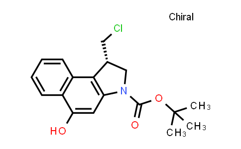 CAS No. 130007-86-2, tert-Butyl (S)-1-(chloromethyl)-5-hydroxy-1,2-dihydro-3H-benzo[e]indole-3-carboxylate