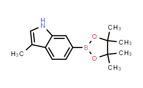 CAS No. 1300582-52-8, 3-Methyl-6-(tetramethyl-1,3,2-dioxaborolan-2-yl)-1H-indole