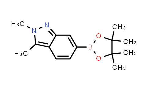 CAS No. 1300582-62-0, 2,3-Dimethyl-6-(tetramethyl-1,3,2-dioxaborolan-2-yl)-2H-indazole