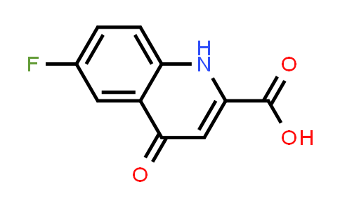 CAS No. 130064-10-7, 6-Fluoro-4-oxo-1,4-dihydroquinoline-2-carboxylic acid