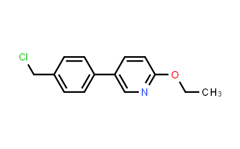 CAS No. 1300640-25-8, 5-[4-(Chloromethyl)phenyl]-2-ethoxypyridine