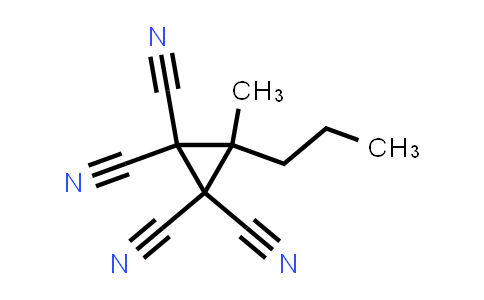 CAS No. 13017-69-1, 1,1,2,2-Cyclopropanetetracarbonitrile, 3-methyl-3-propyl-