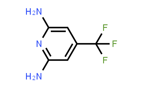CAS No. 130171-52-7, 4-(Trifluoromethyl)pyridine-2,6-diamine