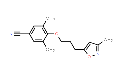 CAS No. 130226-18-5, 3,5-Dimethyl-4-[3-(3-methylisoxazol-5-yl)propoxy]benzonitrile