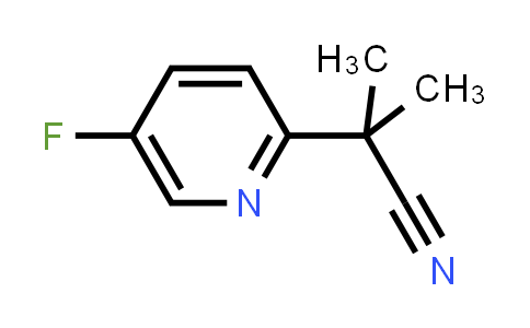 CAS No. 1302580-97-7, 2-(5-Fluoropyridin-2-yl)-2-methylpropanenitrile
