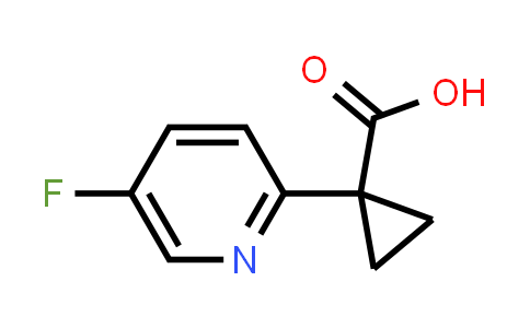 CAS No. 1302580-98-8, 1-(5-Fluoropyridin-2-yl)cyclopropanecarboxylic acid