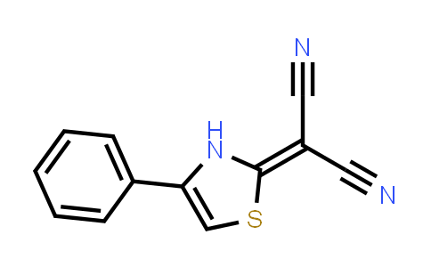 CAS No. 130286-65-6, 2-(4-Phenylthiazol-2(3H)-ylidene)malononitrile
