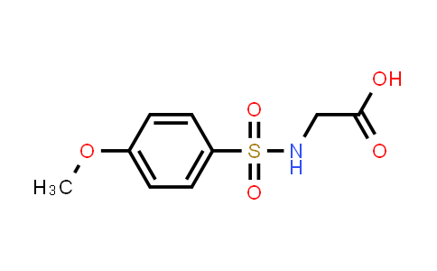CAS No. 13029-74-8, 2-(4-Methoxyphenylsulfonamido)acetic acid