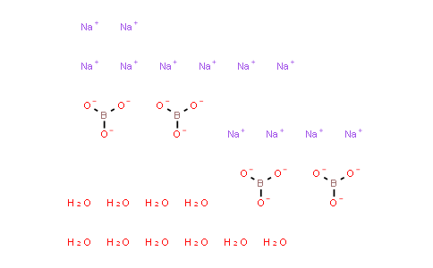 CAS No. 1303-96-4, Sodium tetraborate decahydrate