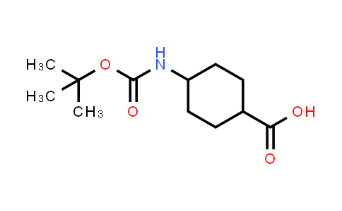 CAS No. 130309-46-5, 4-((tert-Butoxycarbonyl)amino)cyclohexanecarboxylic acid