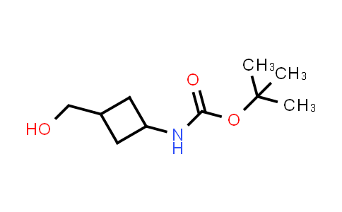 CAS No. 130369-05-0, tert-Butyl N-[3-(hydroxymethyl)cyclobutyl]carbamate