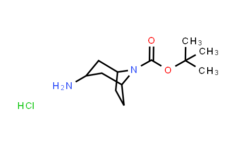 CAS No. 1303968-23-1, tert-Butyl 3-amino-8-azabicyclo[3.2.1]octane-8-carboxylate hydrochloride