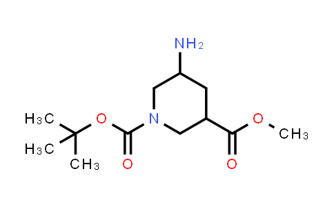 CAS No. 1303974-59-5, 1-tert-Butyl 3-methyl 5-aminopiperidine-1,3-dicarboxylate