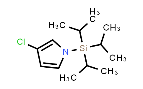 CAS No. 130408-83-2, 3-Chloro-1-[tris(propan-2-yl)silyl]-1H-pyrrole