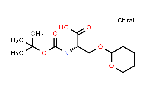 CAS No. 130465-47-3, N-(tert-Butoxycarbonyl)-O-(tetrahydro-2H-pyran-2-yl)-L-serine