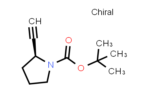 CAS No. 130495-08-8, tert-Butyl (S)-2-ethynylpyrrolidine-1-carboxylate