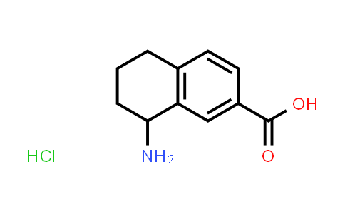 CAS No. 130532-64-8, 8-Amino-5,6,7,8-tetrahydronaphthalene-2-carboxylic acid hydrochloride