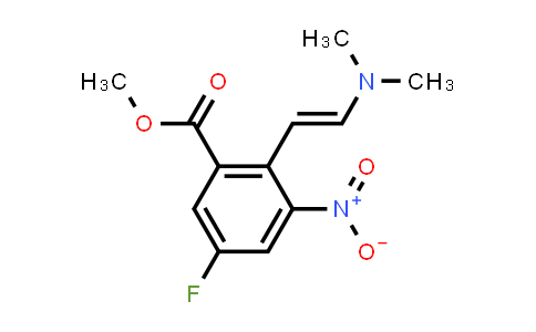 CAS No. 1305320-70-0, Methyl 2-(2-(dimethylamino)vinyl)-5-fluoro-3-nitrobenzoate