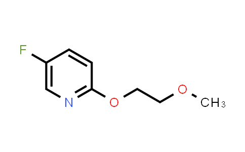 CAS No. 1305322-91-1, 5-Fluoro-2-(2-methoxyethoxy)pyridine