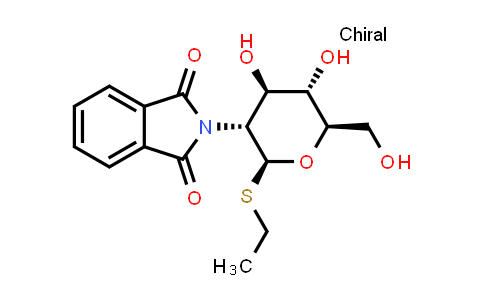 CAS No. 130539-43-4, Ethyl 2-deoxy-2-(1,3-dihydro-1,3-dioxo-2H-isoindol-2-yl)-1-thio-β-D-glucopyranoside