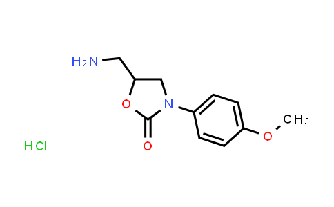 CAS No. 130641-96-2, 5-(Aminomethyl)-3-(4-methoxyphenyl)-1,3-oxazolidin-2-one hydrochloride