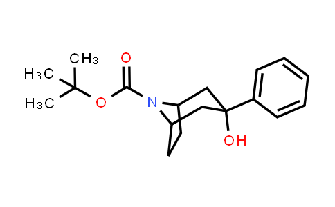 CAS No. 1307254-47-2, tert-Butyl 3-hydroxy-3-phenyl-8-azabicyclo[3.2.1]octane-8-carboxylate