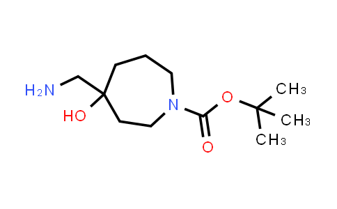 CAS No. 1308384-29-3, tert-Butyl 4-(aminomethyl)-4-hydroxyazepane-1-carboxylate